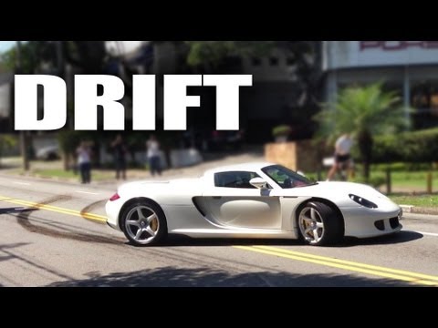 Video: Porsche Carrera GT Drifting In Middle of Traffic