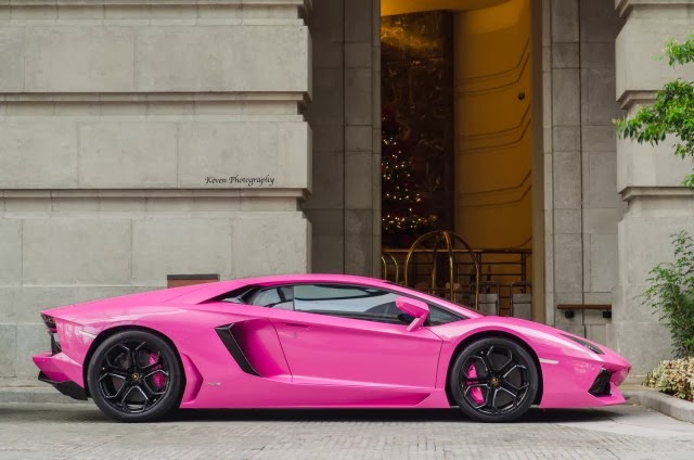 Hot Pink Lamborghini Aventador Looks Quite Good With ...