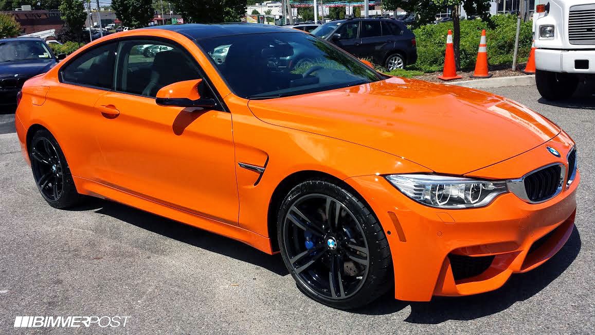 First BMW M4 In Fire Orange Looks Brilliant