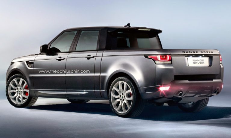 Range Rover Rendered Into Sporty Pickup Truck