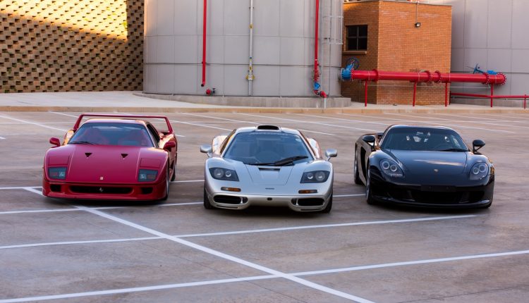 ferrari f40 mclaren f1 porsche carrera gt south africa