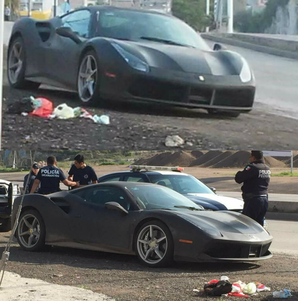 悲報 メキシコにて イエローカラーのフェラーリ 4gtb が盗難に ブラックに全塗装されて発見 Creative Trend