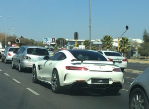 white mercedes-amg gt r south africa