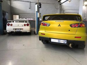 nissan gtr mitsubishi evo 10 south africa