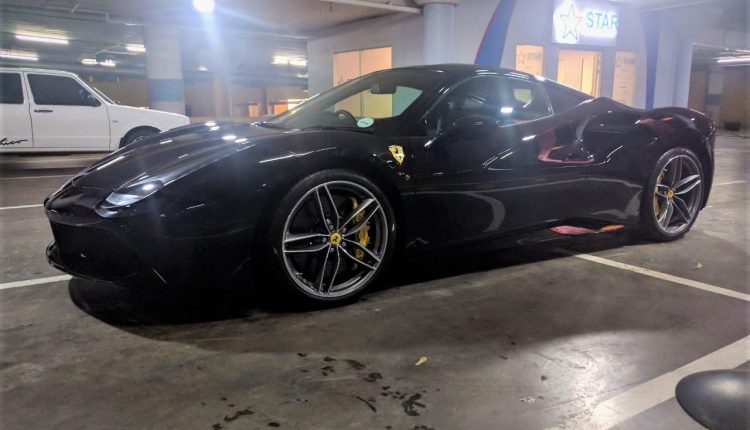 black ferrari 488 south africa