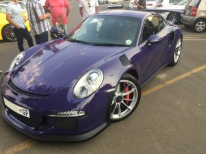 purple porsche 992 gt3 rs south africa