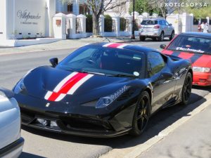 black ferrari 458 speciale south africa