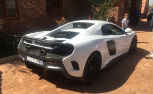 white mclaren 675lt spider south africa