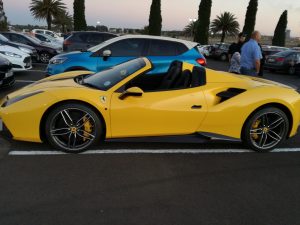 yellow ferrari 488 spider south africa