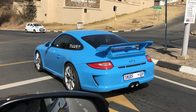 porsche 997.2 gt3 Riviera Blue south africa