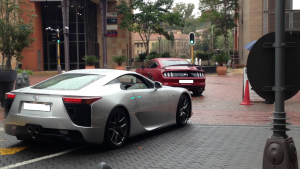 lexus lfa ford mustang south africa