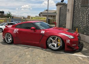 liberty walk nissan gtr red south africa
