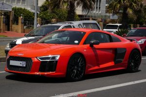 red audi r8 v10 plus south africa