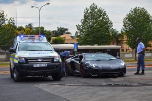 lamborghini aventador sv police south africa
