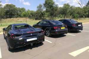 black ferrari 488 spider audi rs3 bmw m2 south africa