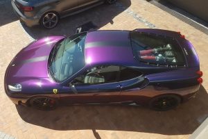 purple ferrari f430 south africa