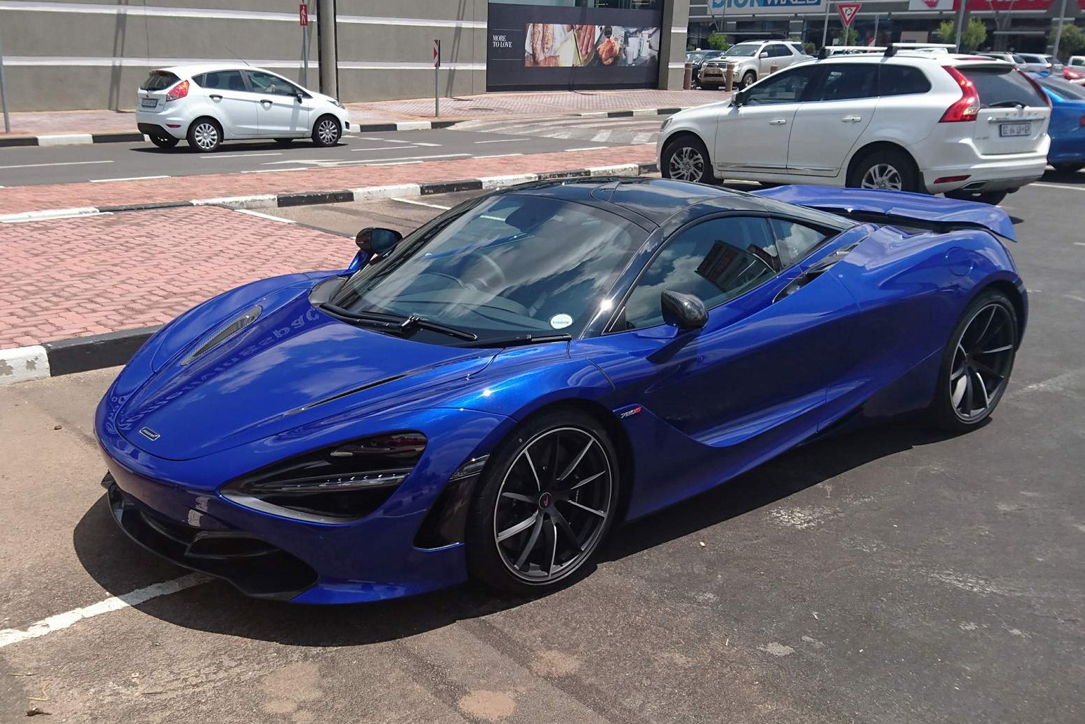 blue mclaren 720s south africa