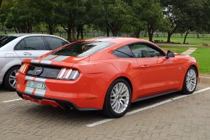 orange ford mustang south africa