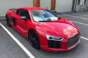 red audi r8 v10 plus south africa