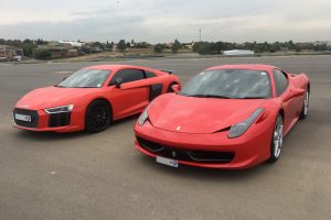 audi r8 v10 plus ferrari 458 south africa