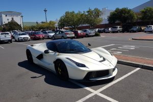 white ferrari laferrari aperta south africa