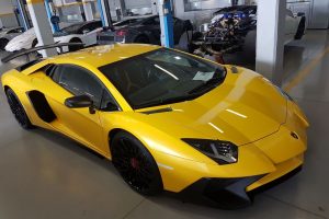 yellow lamborghini aventador sv south africa