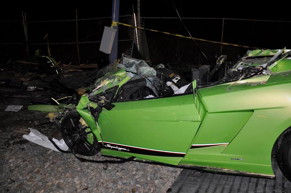 Drunk Driver Crashed A Lamborghini Gallardo Superleggera Under A