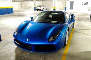 blue ferrari 488 spider south africa