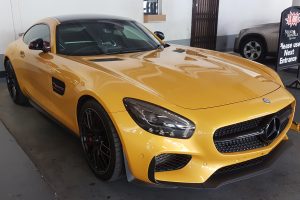 yellow mercedes-amg gts south africa