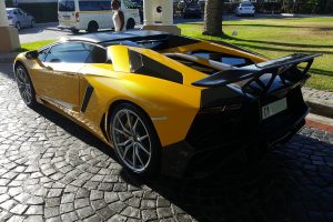 yellow lamborghini aventador dmc wing south africa
