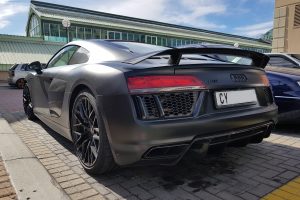 satin black audi r8 v10 plus south africa