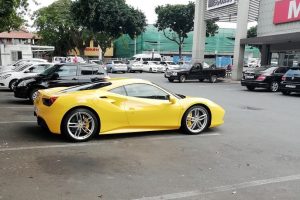 yellow ferrari 488 spider south africa