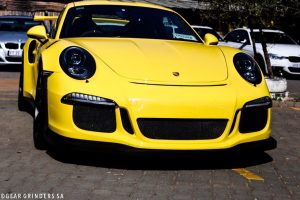yellow porsche gt3 rs south africa