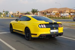 yellow ford mustang south africa