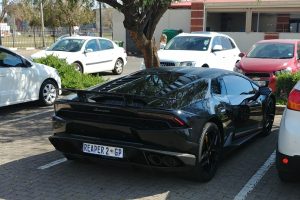 black lamborghini huracan south africa