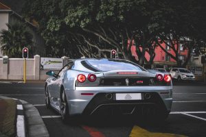 blue ferrari 430 scuderia south africa