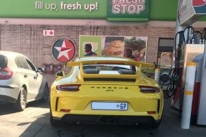 yellow porsche 991.2 gt3 south africa