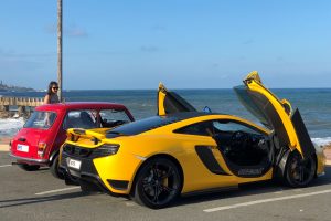 yellow mclaren mp4-12c south africa