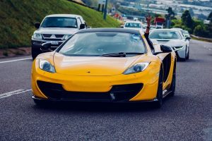 yellow mclaren 12c south africa