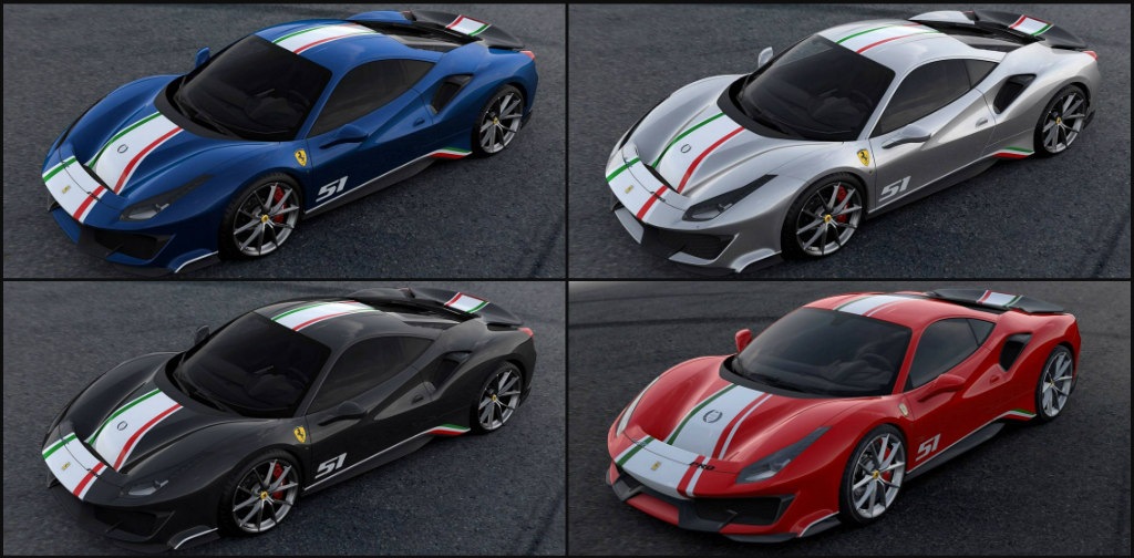The Four Stunning Options For Your Ferrari 488 Pista Piloti