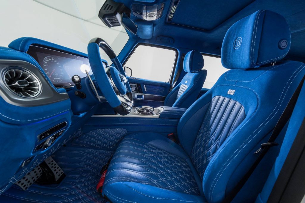 Bright Blue BRABUS Interior For Your MercedesAMG G63