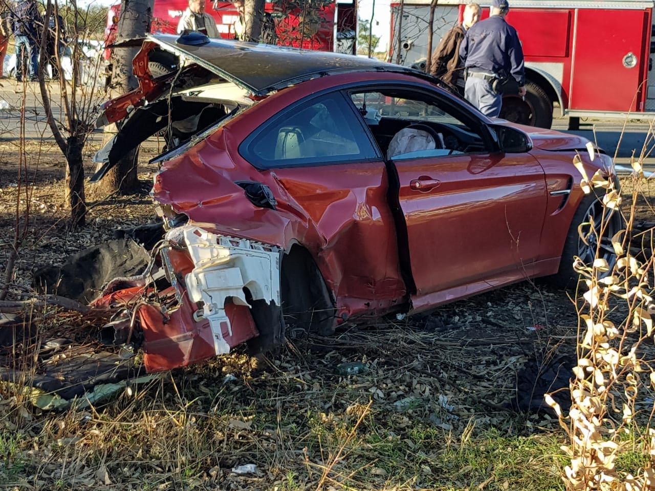 BMW m4 crash