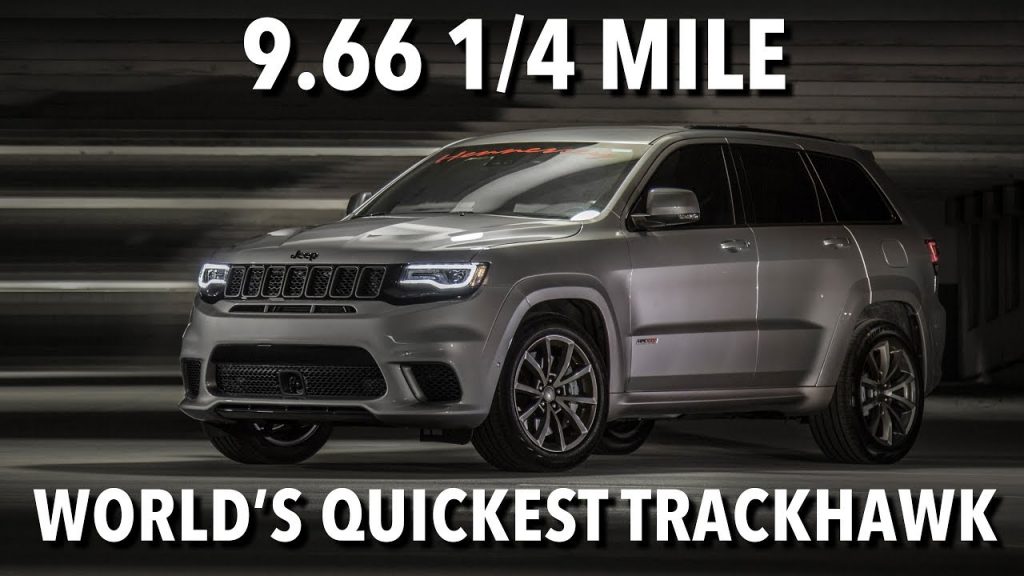 Insane 1,200 HP Jeep Grand Cherokee Trackhawk Does 9.66s Quarter Mile