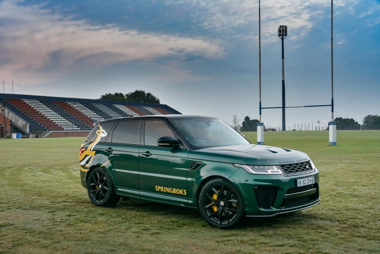 Springboks Get Custom Range Rover Sport SVR Built By Jaguar Land Rover SVO