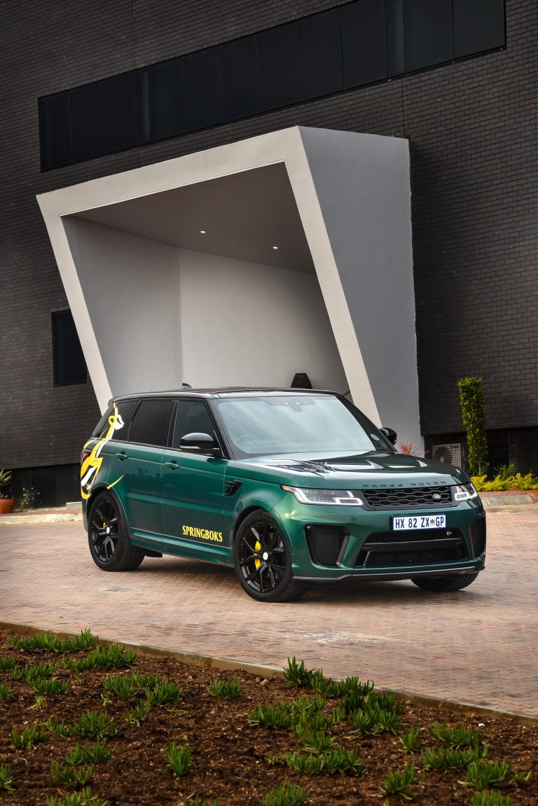 Springboks Get Custom Range Rover Sport SVR Built By Jaguar Land Rover SVO
