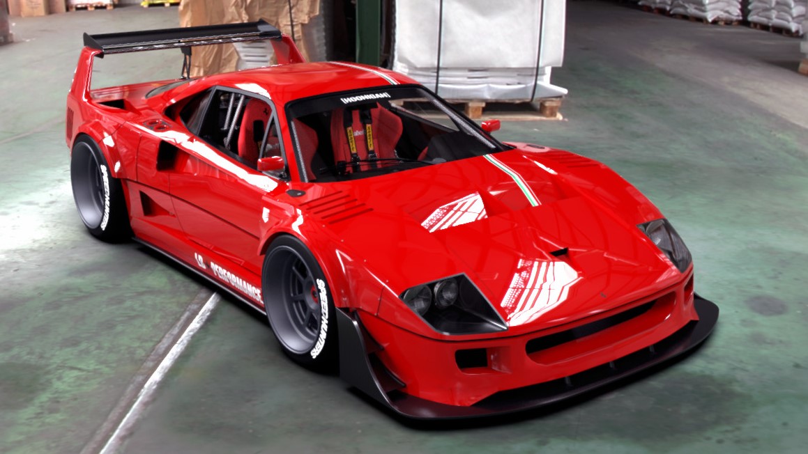 We Could See A Liberty Walk Widebody Ferrari F40.