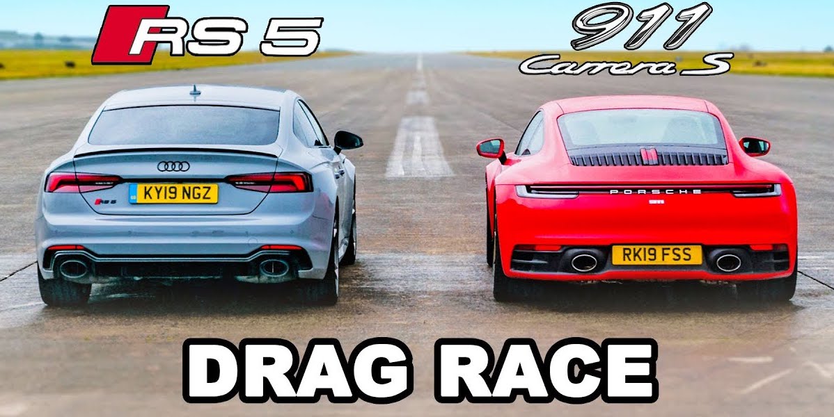 Porsche 911 GTS v 450hp EV Porsche 911?! DRAG RACE 