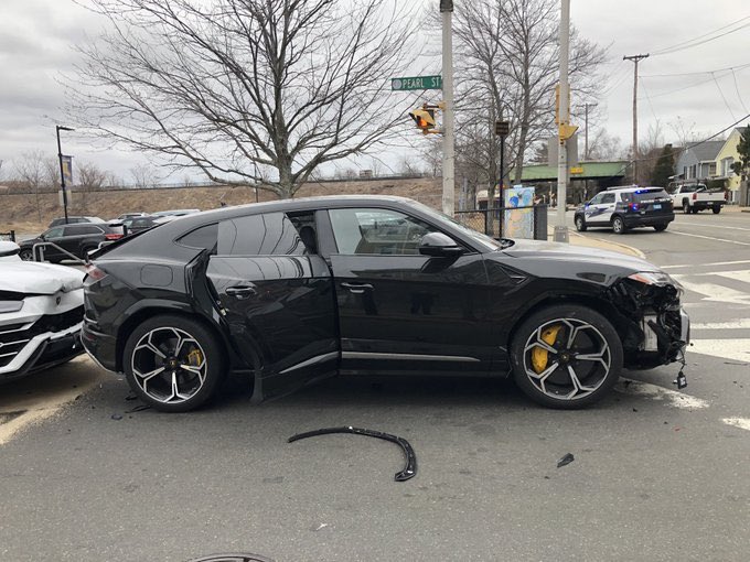 Kids In Boston Stole Two Lamborghini Urus And Then Crashed Them Into Each Other