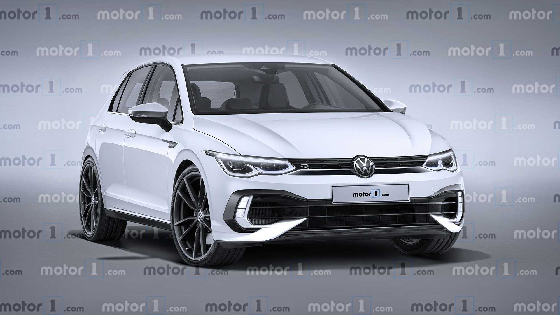 2021 Volkswagen Golf R Rendering Looks Rather Enticing