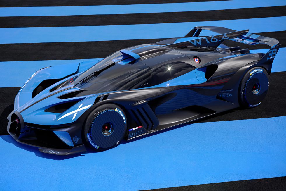 1,825 HP (1,361 kW) Bugatti Bolide Concept Revealed, Faster Than LMP1 ...